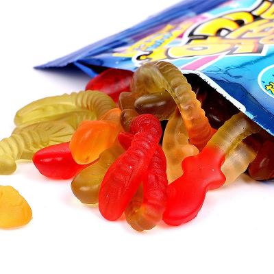 China 67g Full Size Snake Shaped Candy Snake Spray Jelly Gummy Candy for sale