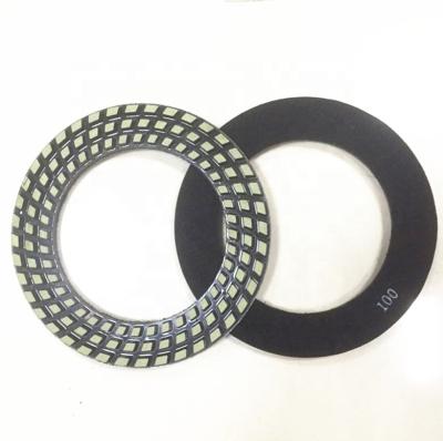 China Resin+Diamond 9 Inch Ceramic Bond Floor Wheel Transition Grinding Polishing Pads for sale