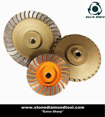 China All Kind of Stone Convex Diamond Grinding Cup Wheels for sale