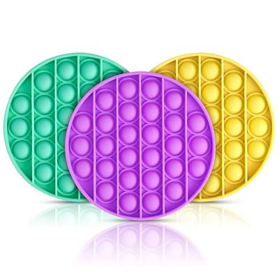 China 20CM Noise Shaker Anti-stress Toys Autism Children Kids Game Toys Round Bubble Toy To Relieve Push Sensory Stress R-211201 for sale