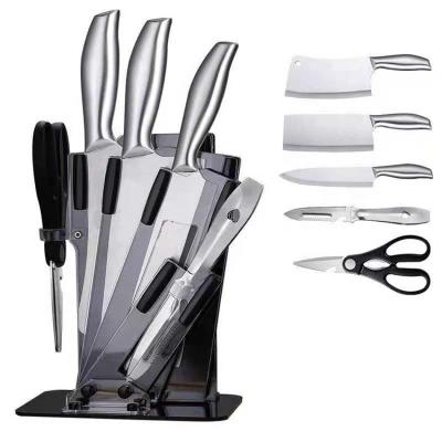 China 2021 New Design Popular Hot Selling Stainless Steel Kitchen Knife Set Viable for sale