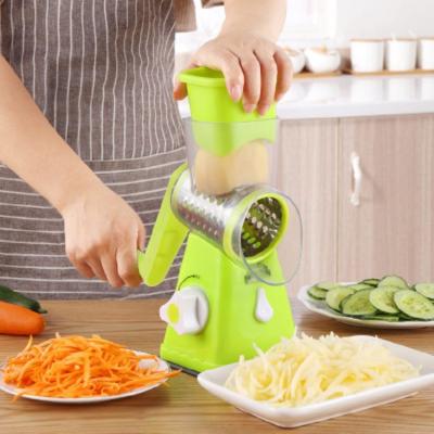 China Amazon Viable Bestseller 3 in 1 Multifunctional Vegetable Grater Potato Cutter Carrot Onion Cheese Grater for sale