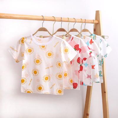 China 2021 Children's Summer Suit Boys And Girls Short-sleeved Quick-drying Vest Shorts Two-piece Suit Clothing Packing Print Sweetie for sale