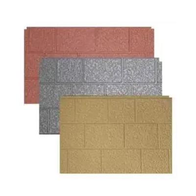 China Modern Great Standard Faux Brick Texture Pu Foam Wall Stone Pattern Metal Carved Board for sale