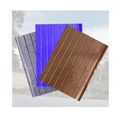 China Modern High Grade Decorating Insulated Wall Panel Exterior Standard Brick Pattern Metal Carved Board for sale