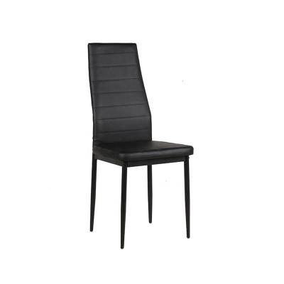 China New Design High Quality Modern Home Furniture PU Leather Upholstered Luxury Dining Chair For Sale for sale