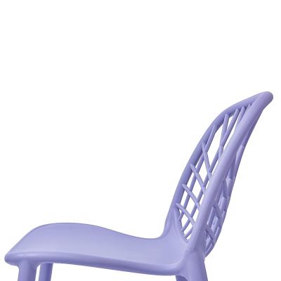 China High Quality Nordic Modern Minimalist Plastic Chair Full Leg Plastic Chair for sale