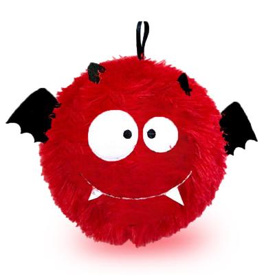 China 100g-600g Soft Novelty Balls Toy Funny Face Plush Stress Relief for Halloween for sale