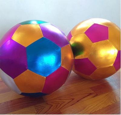 China 60cm Fabric Cloth Kids Giant Inflatable Soccer Ball Unisex FM-F-002 for sale