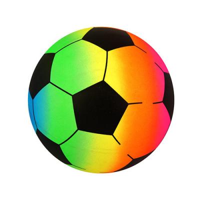 China PVC Inflatable Rainbow Patterned Bounce Ball 60g 70g 80g 90g 100g for sale