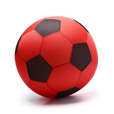 China BM-F-r&b Fabric Cover Inflatable Toy Trend for  Football Beach Ball Polyester + PVC for sale