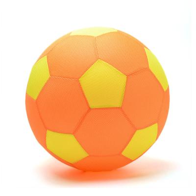 China Colorful Soft Cloth Toy Ball for Kids Mesh Fabric Football OEM ODM for sale