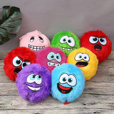 China Extra Large 12 Inch Fuzzy Plush Ball Style Inflatable Toy Inner Ball Material PVC for sale