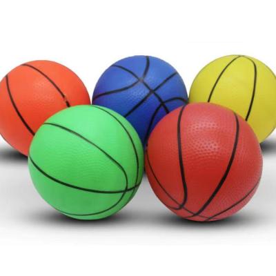 China Inflatable Pvc Basketball Beach Ball for Kid Sports Toy Unisex Thickness Customized for sale