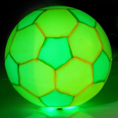 China BM-B-006 0 to 24 Months Age Range Soft Novelty Mesh LED Soccer Ball for sale