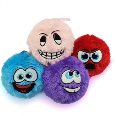 China Unisex Safety Soft Red Plush Baby Toy Pvc Inflatable Balls with Plush Gender-Neutral for sale