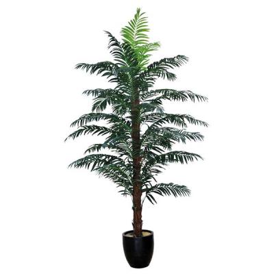 China Water Proof UV Resistance Artificial Indoor Date Palm Tree, Artificial Areca Palm Bonsai for sale