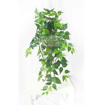 China KH6005 Home Artificial Leaf Silk Ivy Park Leaves Vine Hanging Garland For Wedding Party Garden Wall Decorate for sale