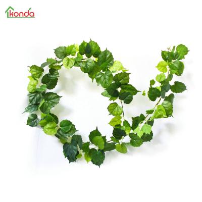 China Hot Sale KI6008 Grape Vineyard Ivy Garland Plastic Artificial Flower Vines Ivy for sale