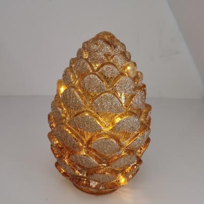 China China Amazon Christmas gift gold pinecone lamp for sale