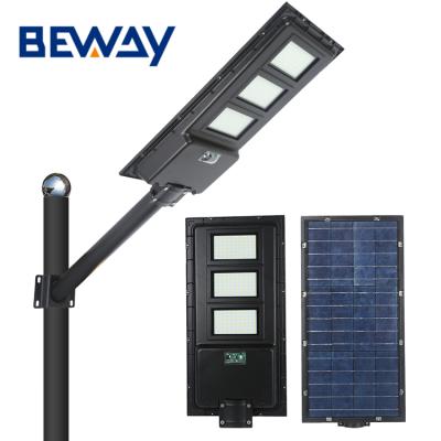 China ROAD LFPO4 battery waterproof IP65 50watt 100watt 150watt 200watt all in one led solar street light for sale