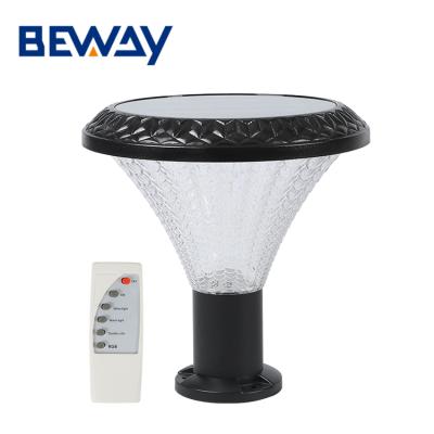 China Outdoor Garden Wholesale Price IP65 Waterproof SMD2835 30W Aluminum RBG Led Solar Pillar Lamp for sale