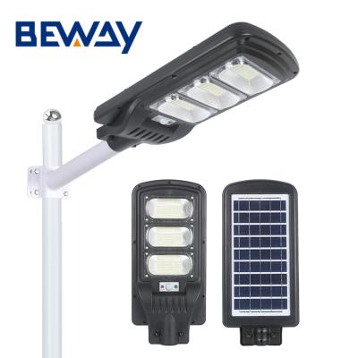 China ROAD smart IP65 waterproof 50w 100w 150w 200w 250w 300w sensor integrated all in one solar led street light for sale