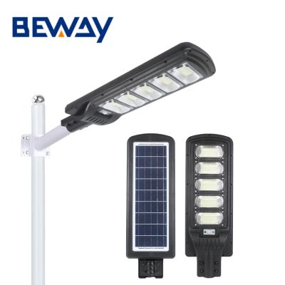 China ROUTE hot sale led Chip Outdoor Ip 65 waterproof 50w 100w 150w 200w 250w 300w all in one induction solar led street light fixture for sale