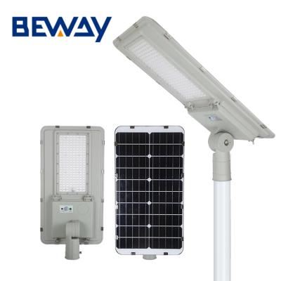 China New Design IP65 Waterproof Outdoor 100watt 200watt 300watt ALL ROAD In One Solar Led Street Light for sale