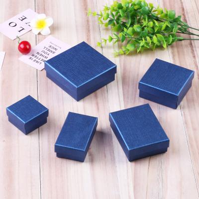 China Jewelry box/earring box/accessory box/jewelry bead/jewelry packaging box necklace paper box gift packaging box SH004 small Lenny ring dangle earrings jewelry box for sale