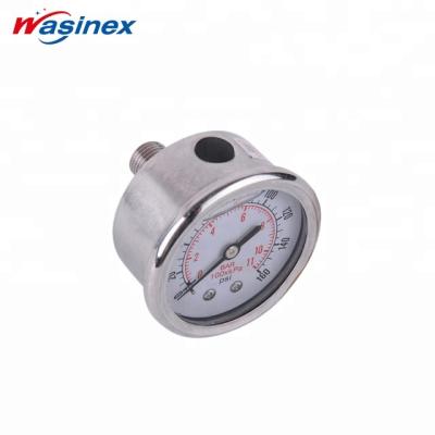 China Pump Wasinex Factory Y50 Shockproof Oil Filled Pressure Gauge for sale