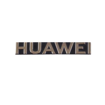 China Customized Huawei Logo Stainless Steel Nameplate for Electronic Products Packaging for sale