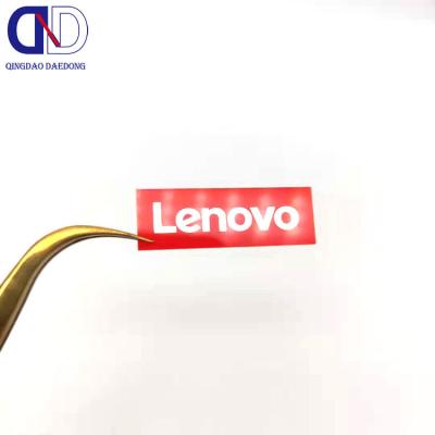 China Gepersonaliseerd logo Acrylische Lenovo naamplaat Kleefkleefsel voor gepersonaliseerde behoeften Te koop