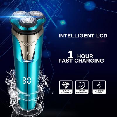 China 2020 Fashion Triple Blade Waterproof Beard Shaver Best Men's Electric Shaver for sale