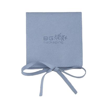 China Security BG 6*6cm Jewelry Packaging Bags With Logo For Ring Bag With Customized Jewelery Drawer Boxes for sale