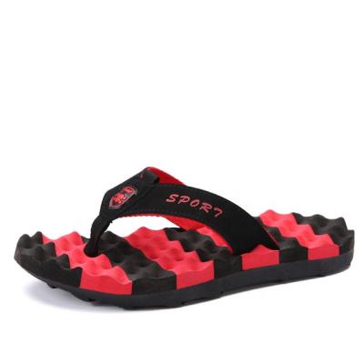 China Slippers Large Size LOGO Fashion Trend EVA Sole Flip Flops Outdoor OEM Non-slip Beach Men's Sandals for sale