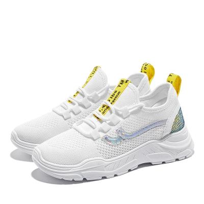 China New Mesh Running Shoes Women Sweat-absorbent Girls Breathable Soft Unique Sequined Sneakers for sale