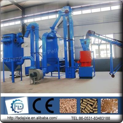 China 2017 CE Certificated Mini Pellet Production / Wood Pellet Machine 1500-2000kg/h for sale