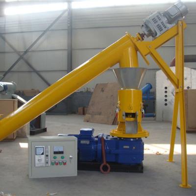 China Home Used Wood / Straw Pellet Mill With 100-150 Conveyor for sale