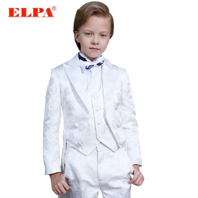 China Anti-wrinkle ; No pilling; New Formal 3 Piece Wedding Swallow Tail Slim Fit Slim Fit Design ELPA Eco-friendly Plug & Play Equalizing Suits For Boys for sale