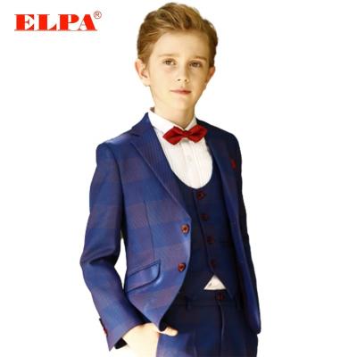 China Anti-wrinkle ; Who respects the environment; NO--Pilling ELPA Three Piece Kids Clothes Kids Boy Formal Suits for sale