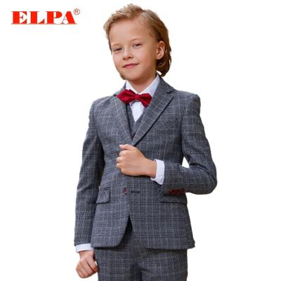 China New ELPA Anti-Shrink Slim Fit Fancy Designer 3 Piece Party Wedding Formal Occasion Wear Kids Suits For Boys for sale