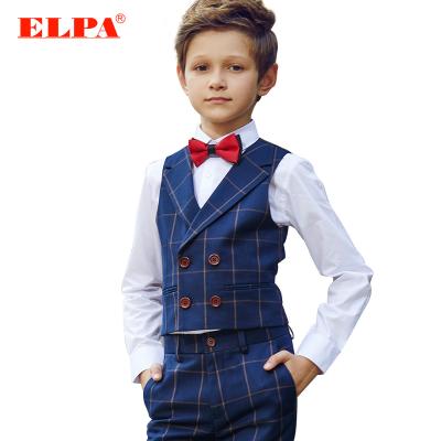 China ELPA Viscose/Polyester Slim Fit Designer Boys Invest Breeches Suit Style School Uniform Design for sale