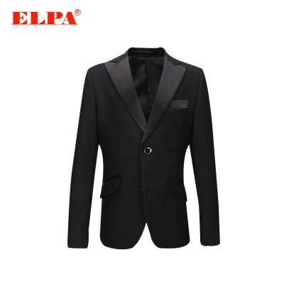 China Anti-wrinkle ; Who respects the environment; NO--Pilling ELPA Designer 3 Piece Kids Boys Formal Wedding Tuxedo Suits Black Formal Party Set For Kids Boys for sale