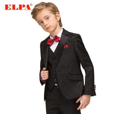 China Formal ELPA High Quality Embroidery Material Black Boys Formal Wear Suits for sale