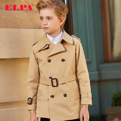 China ELPA Boys Wind Breathable High Quality Khaki Coat for sale