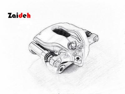 China 2 Piston Front Silver Toyota Brake Calipers For LEXUS LS (UCF10) 400 12.89-12.94T for sale