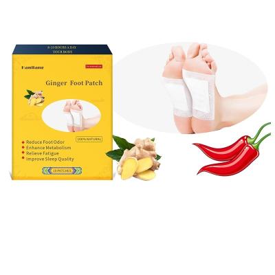 China OEM ODM Comfortable Detox Relax Foot Patch Foot Pads Eliminate Toxins Improving Sleep Bamboo Vinegar Detox Foot Patch for sale