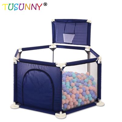 China Customized Folding Play Fence Baby Playpens With Storage Pocket 63*65cm 1pc/sets for sale