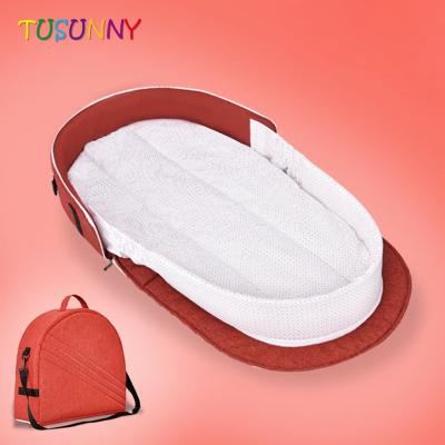 China Modern Newborn Foldable Baby Travel Playpen Bed Portable Infant Crib, Newborn Baby Cradle Bed for sale